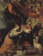 Mateo cerezo The Mystic Marriage of St.Catherine oil painting on canvas
